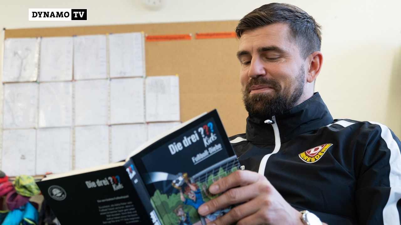 Benny Kirsten und Marco Hartmann unterwegs zum Vorlesetag