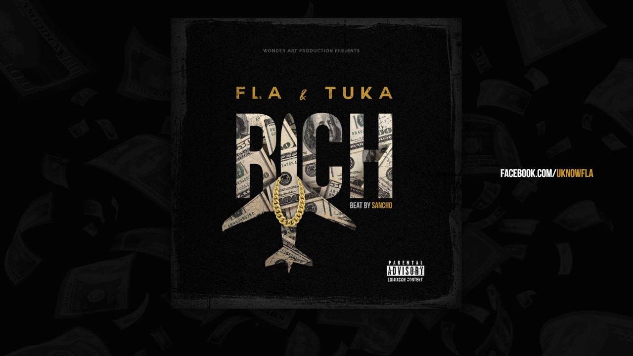 FLA & TUKA - RICH (Official Lyrics Video)