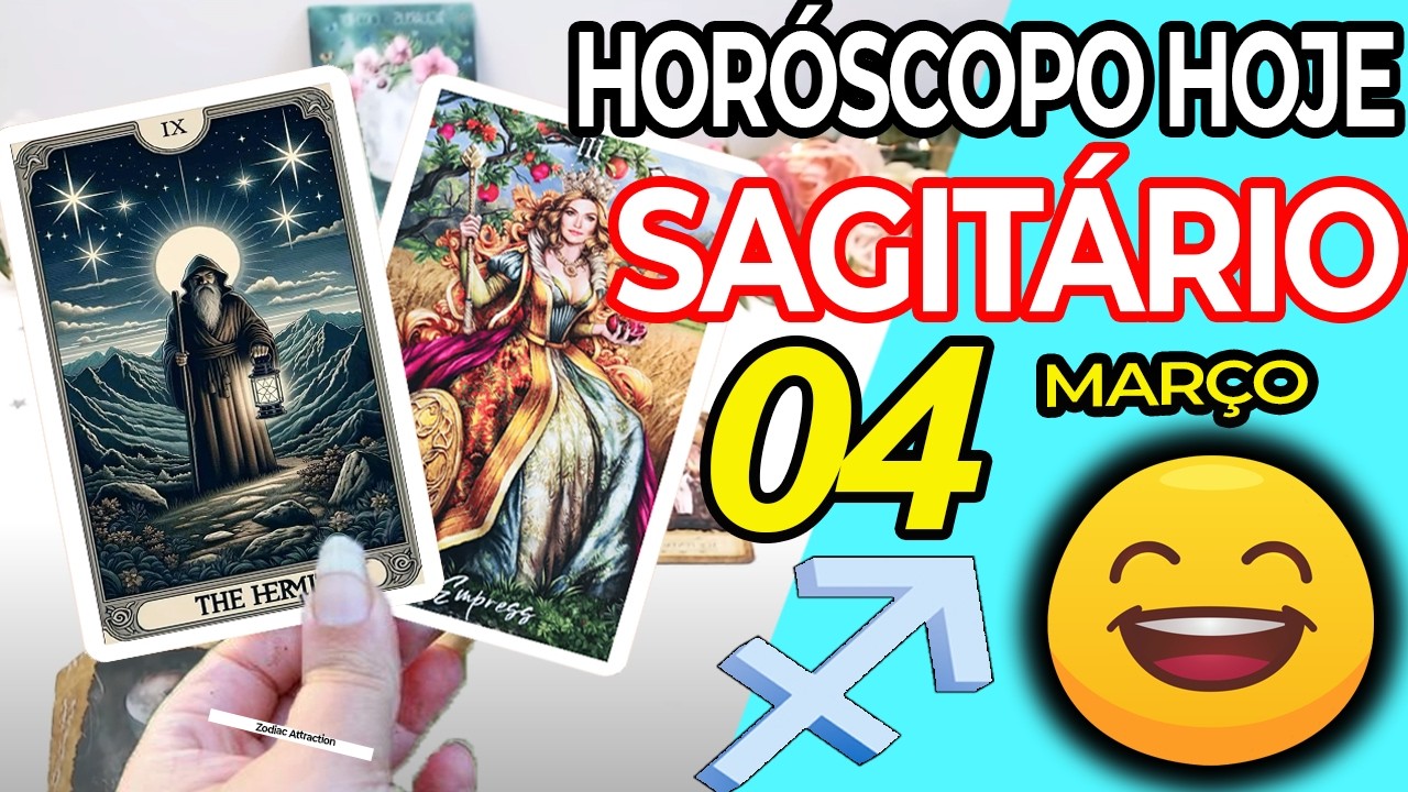 URGENTE🆗ALGO GRANDE ESTÁ CHEGANDO PARA VOCÊ🎴 Sagitário ♐ 4 Março 2026 | Horoscopo do dia de hoje ♐