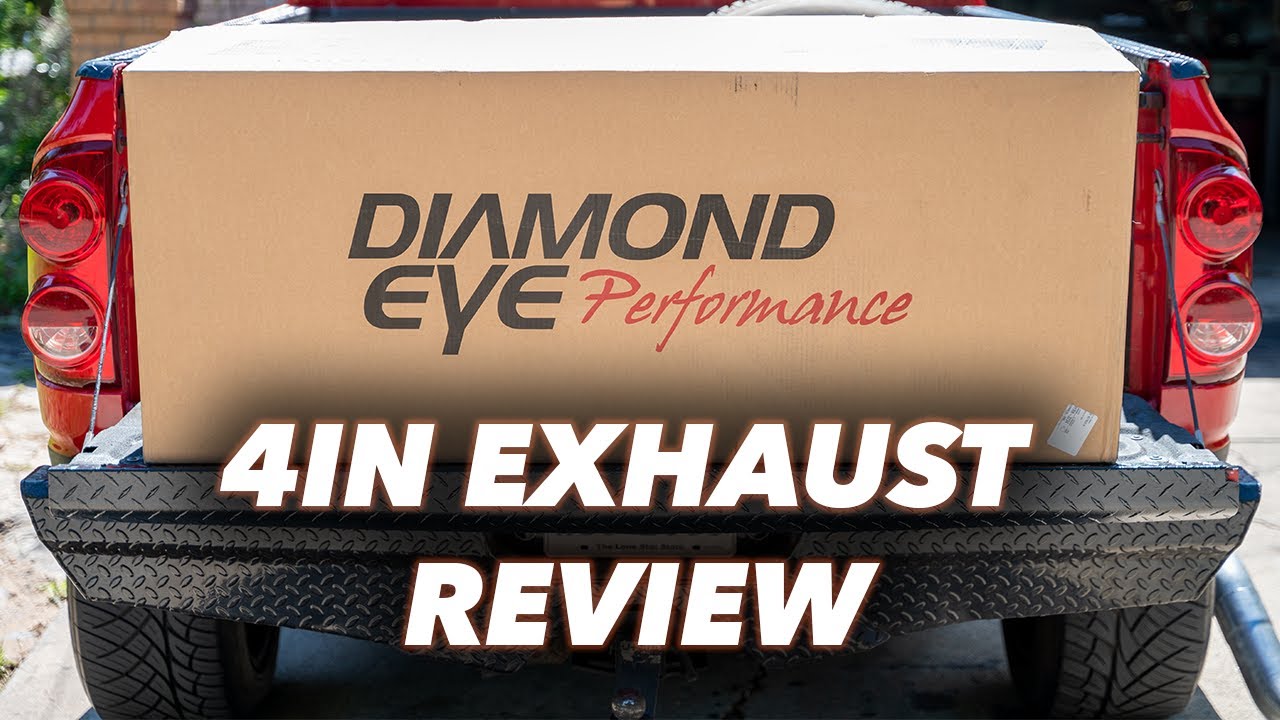 4in Exhaust Install & Review | DIAMOND EYE | 5.9 CUMMINS