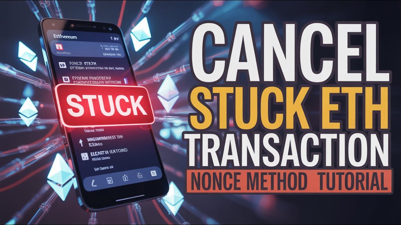 How to Cancel a Stuck Transaction on Ethereum [Nonce Method]