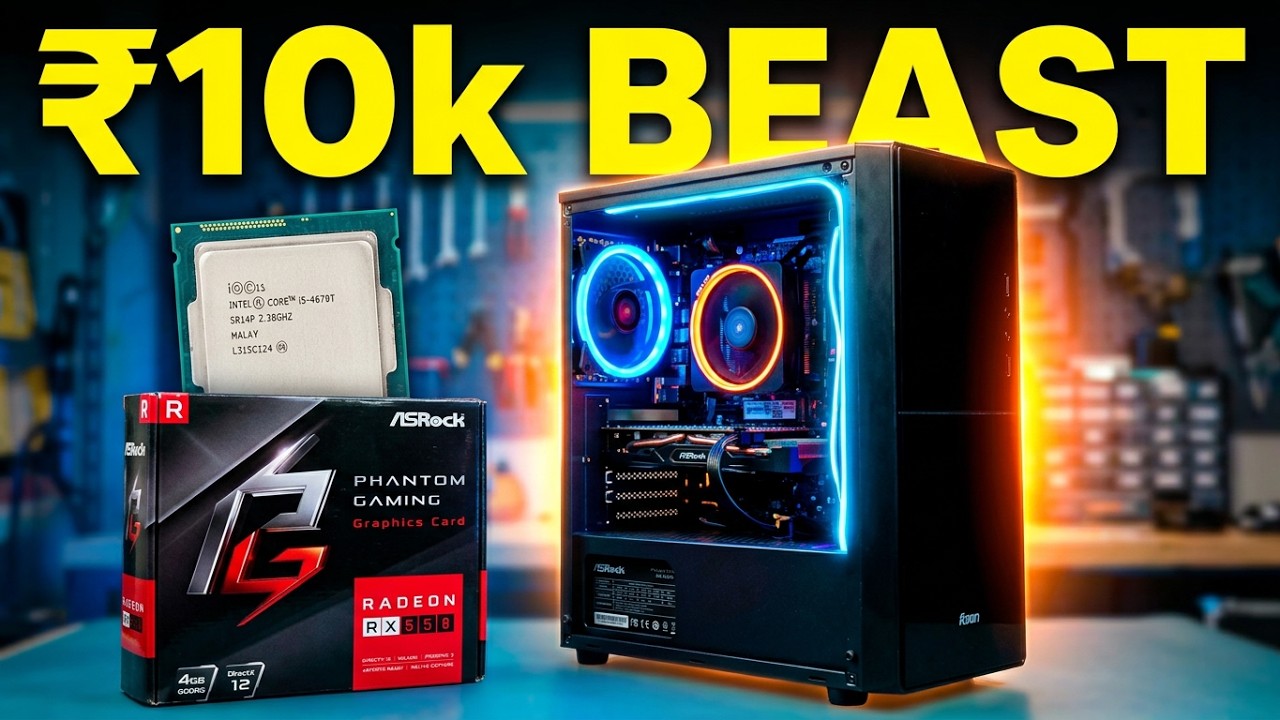🔥 Poor Man’s Beast: ₹10k PC Running AAA Games!