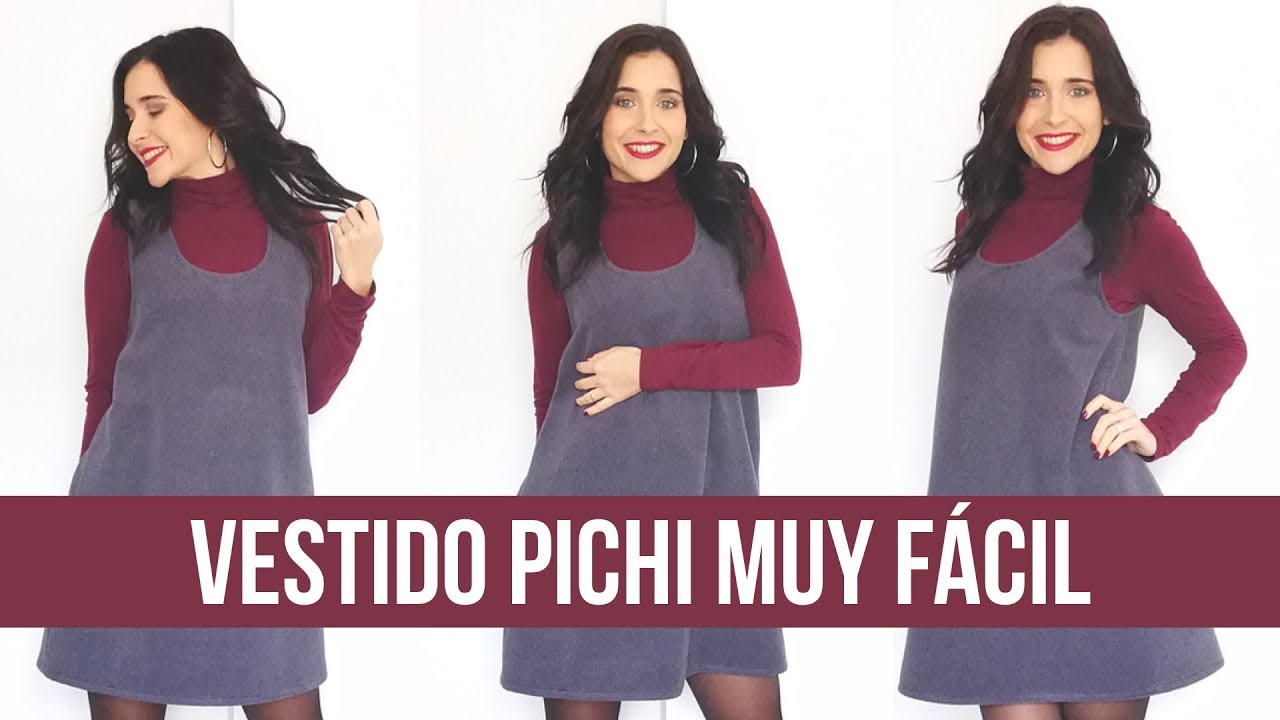 C&oacute;mo hacer un vestido pichi muy f&aacute;cil! | Costura para principiantes | DIY
