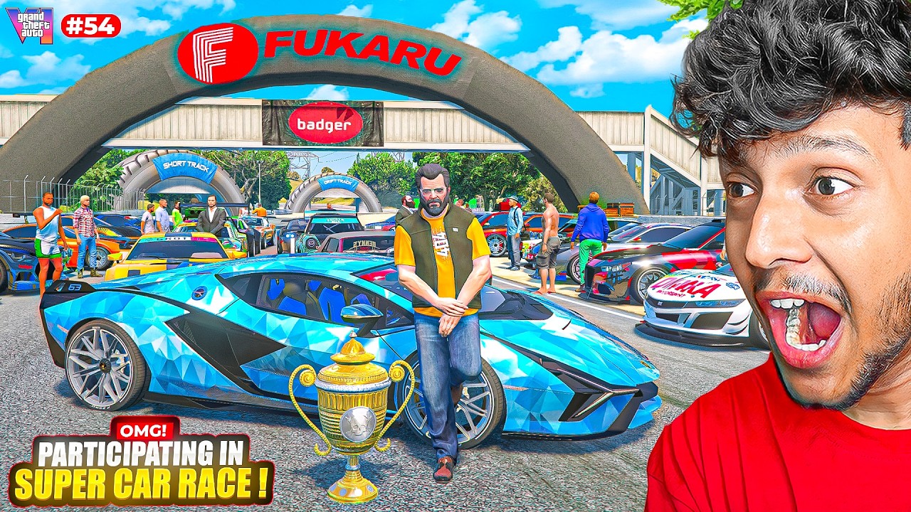 WORLD’S FASTEST CAR RACE in GTA 5 Real Life!😱 #54