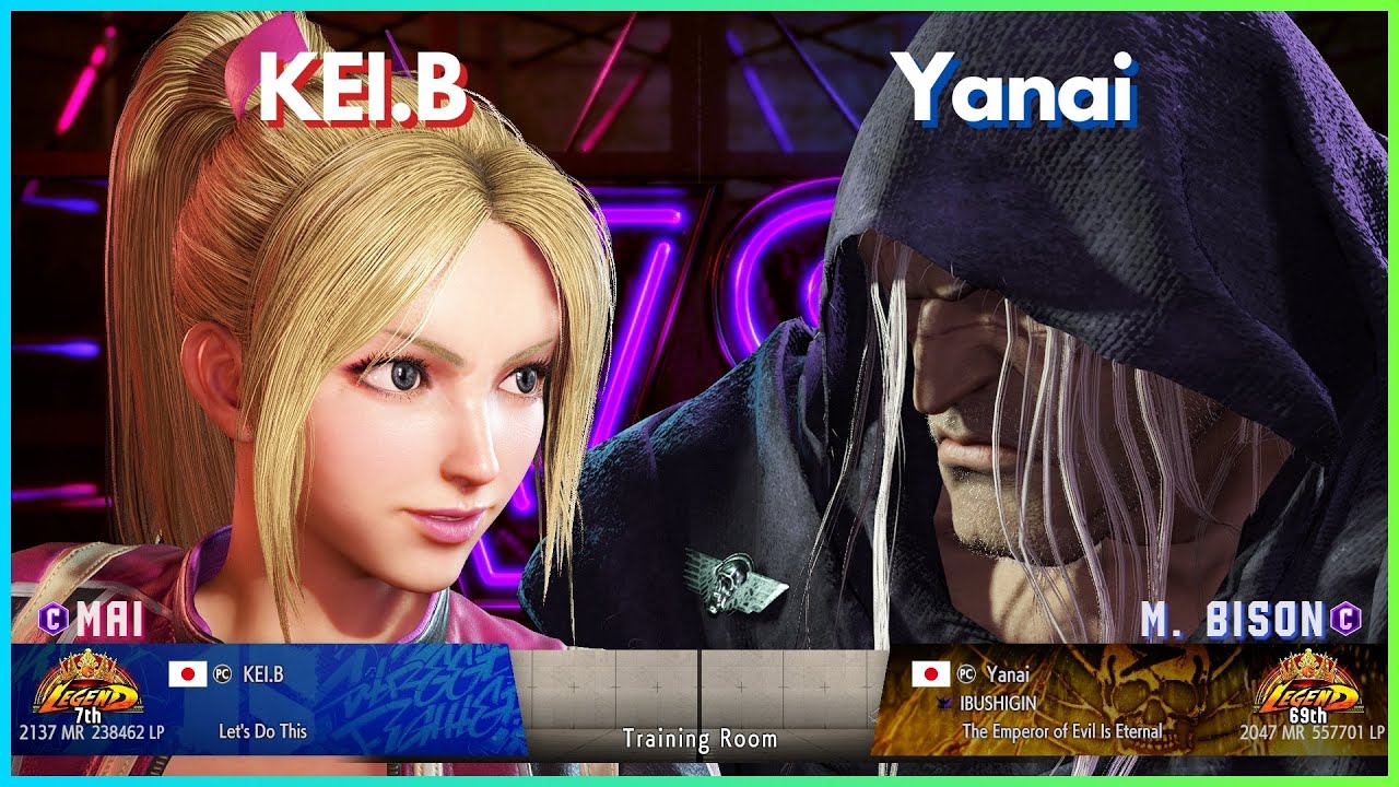 Street Fighter 6 - KEI.B (Mai) vs Yanai (M. Bison)