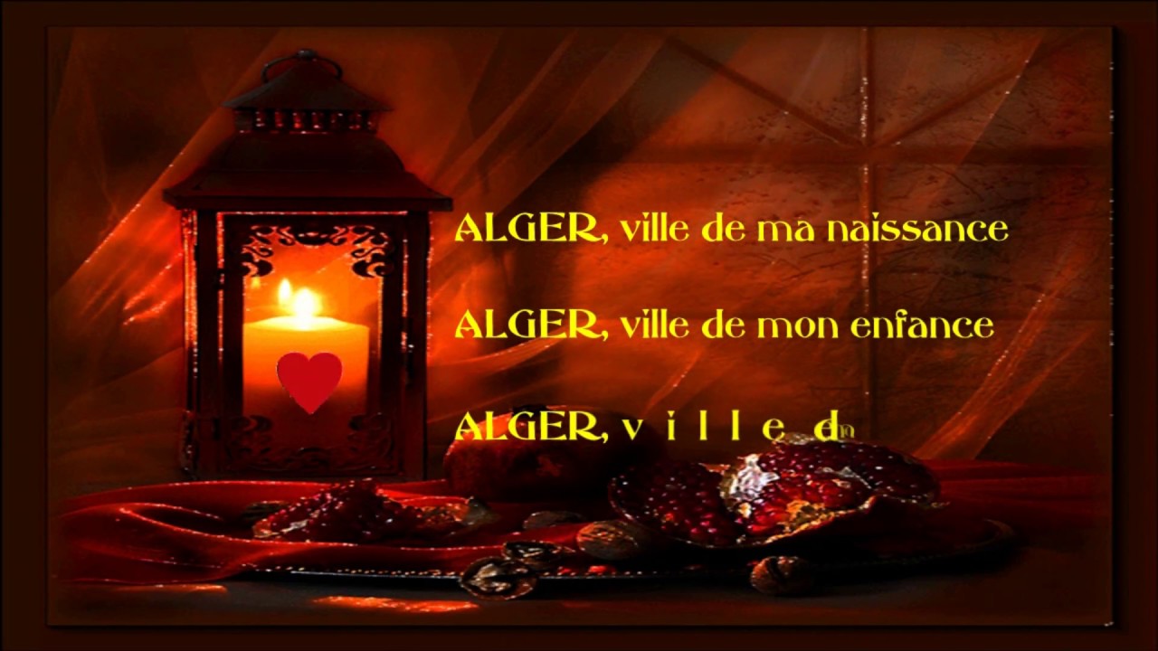 ALGER ville de ma naissance