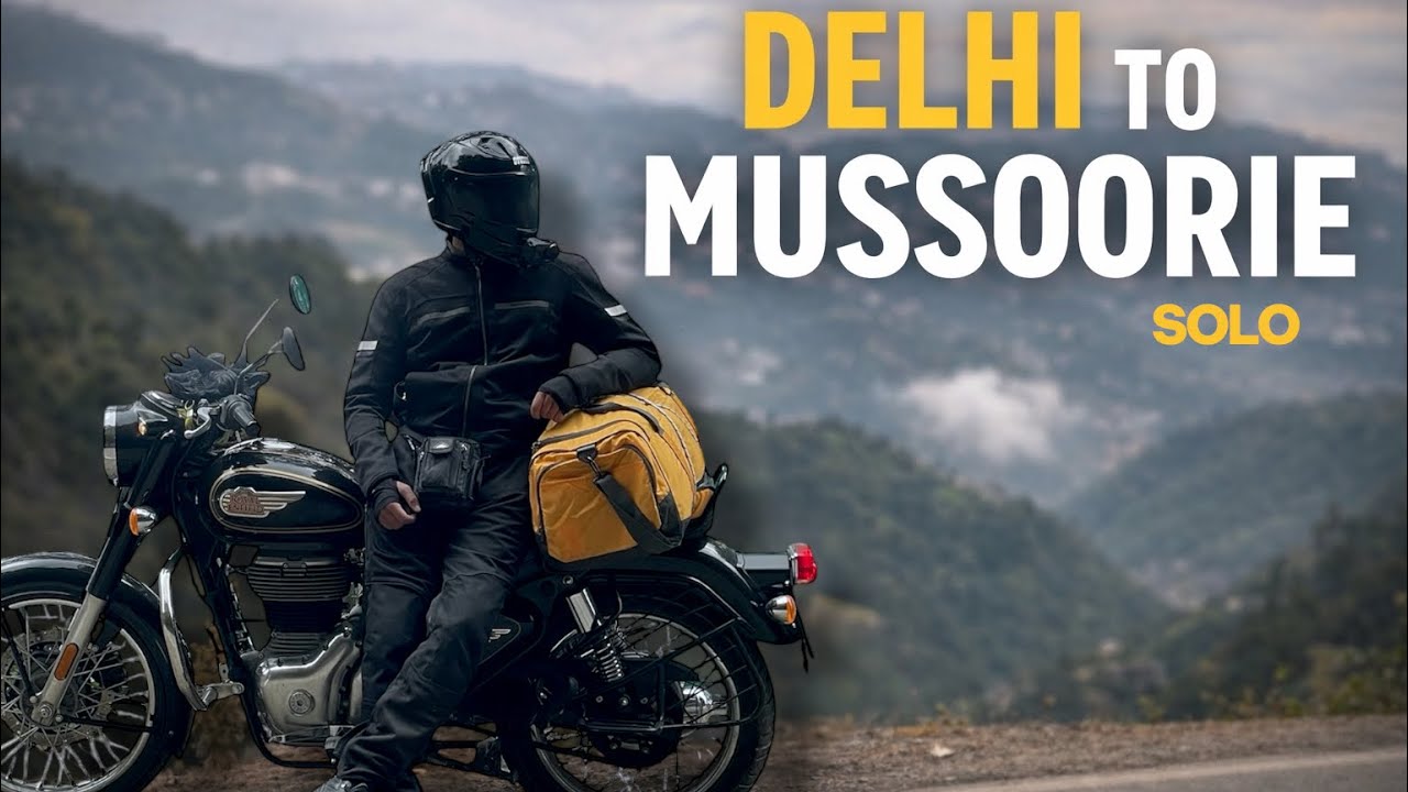 Delhi to Mussoorie first Ride | Chasing the Hills Alone!