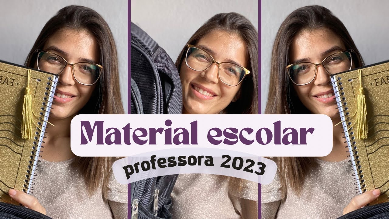 MATERIAL ESCOLAR 2023 DE PROFESSORA | Não comprei nada!