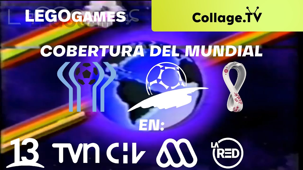 #CollageTV El Mundial en la TV Chilena (1974-2022; clasificatorias incluidas) - LEGOGames1000