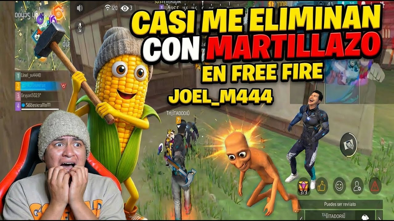 me hicieron Martillazo en el 4n0 en la nueva actualización de freefire. Joel_m444