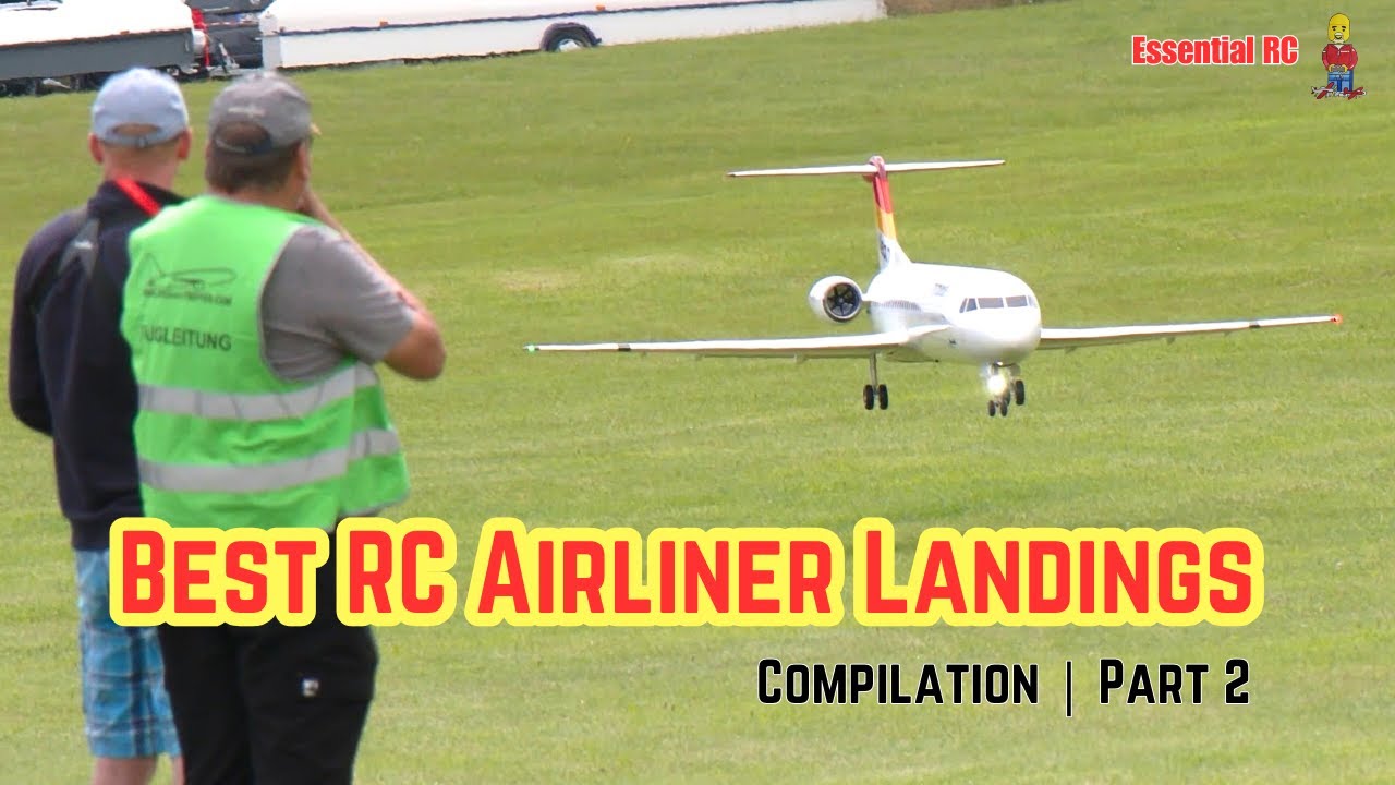 BEST COMPILATION of RC AIRLINER LANDINGS 2024 | PART 2