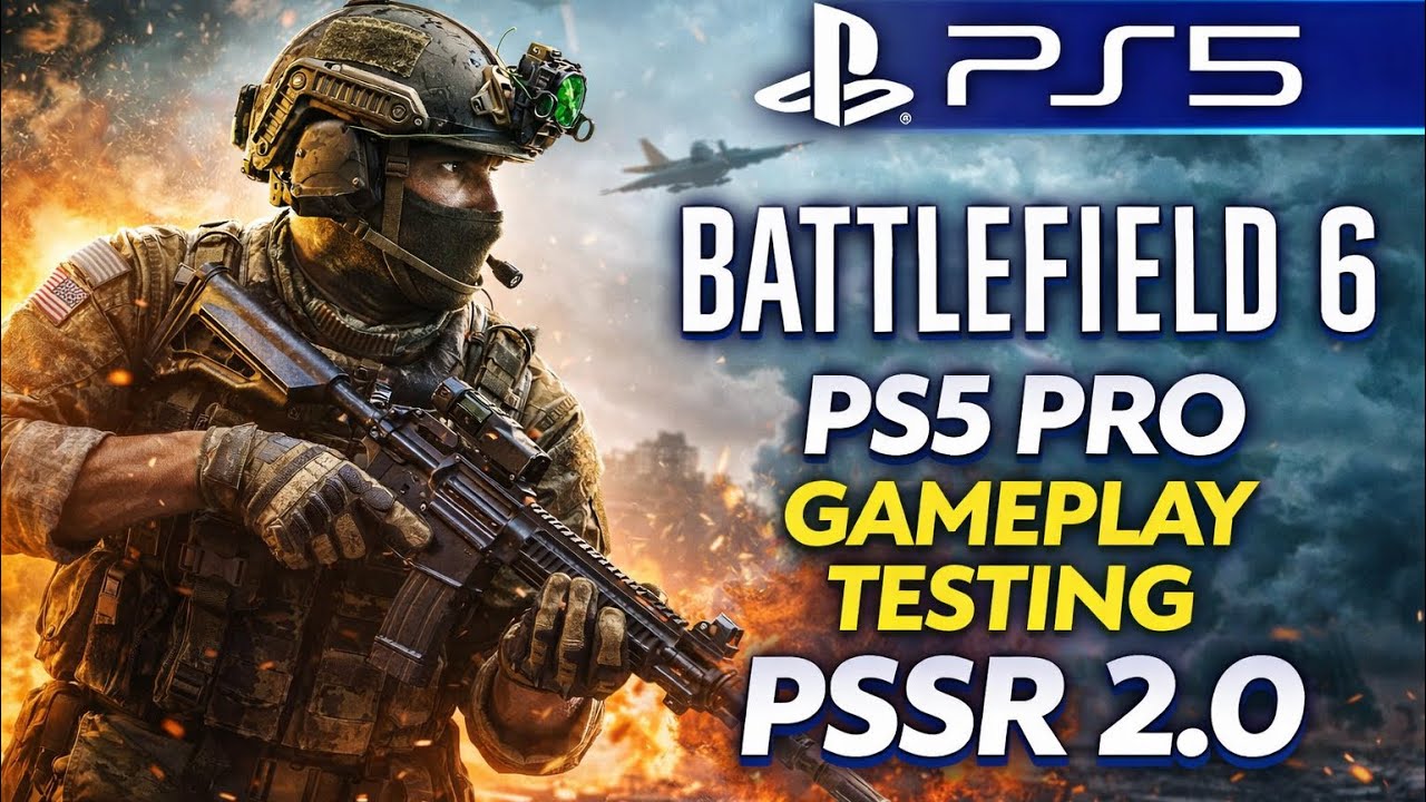 Upgraded PSSR 2 tested in Battlefield 6 PS5 Pro Graphics Comparison 4K120FPS Mode 