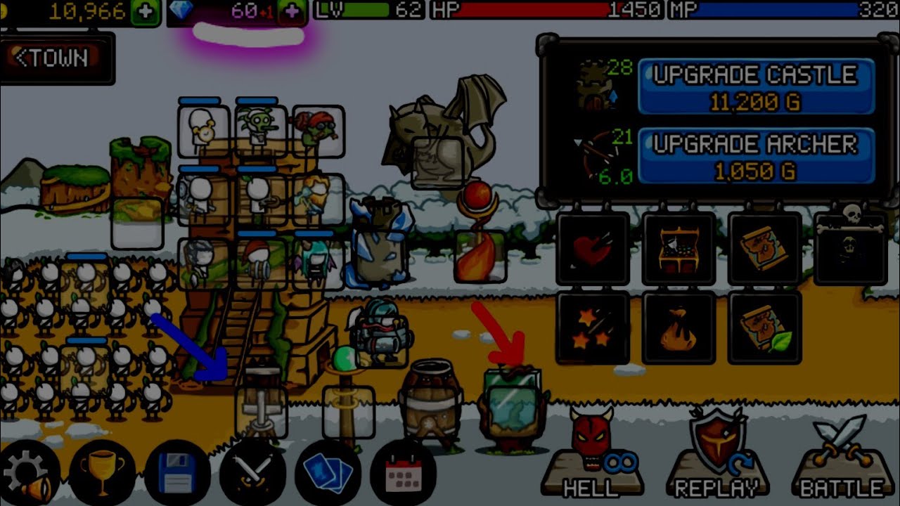  تشكيل من قوه فرسان💪💪 في لعبة #growcastle 