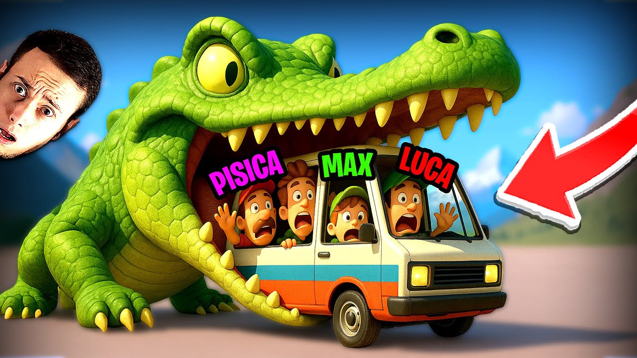 NU CRED&hellip; 😨 NE-A &Icirc;NGHIȚIT RULOTA CROCODILUL URIAȘ!!!