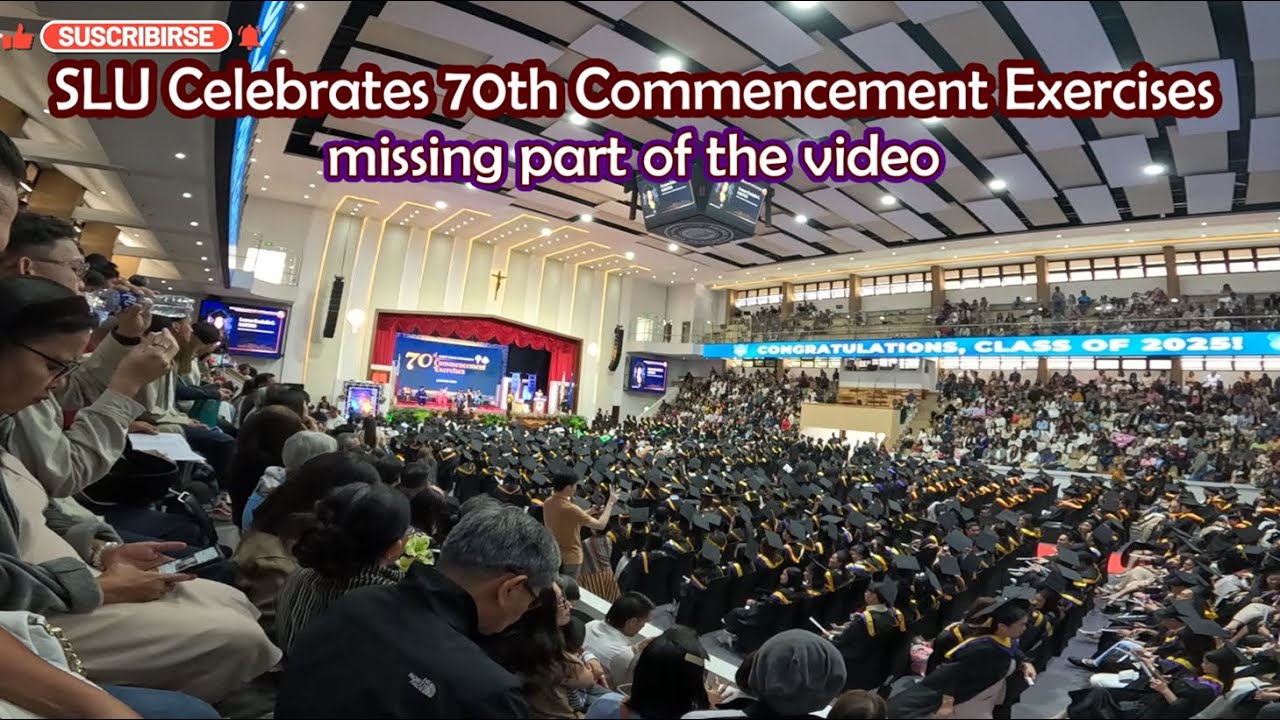 𝐒𝐋𝐔 𝐜𝐞𝐥𝐞𝐛𝐫𝐚𝐭𝐞𝐬 𝟕𝟎𝐭𝐡 𝐂𝐨𝐦𝐦𝐞𝐧𝐜𝐞𝐦𝐞𝐧𝐭 𝐄𝐱𝐞𝐫𝐜𝐢𝐬𝐞𝐬 missing part of the video | 4K UHD @ 60 fps | #graduation