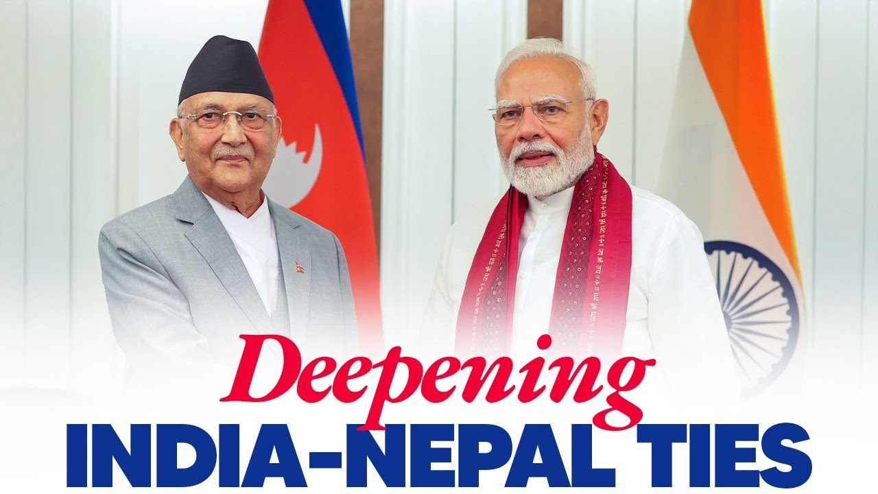 PM Modi holds bilateral meeting with PM KP Sharma Oli of Nepal