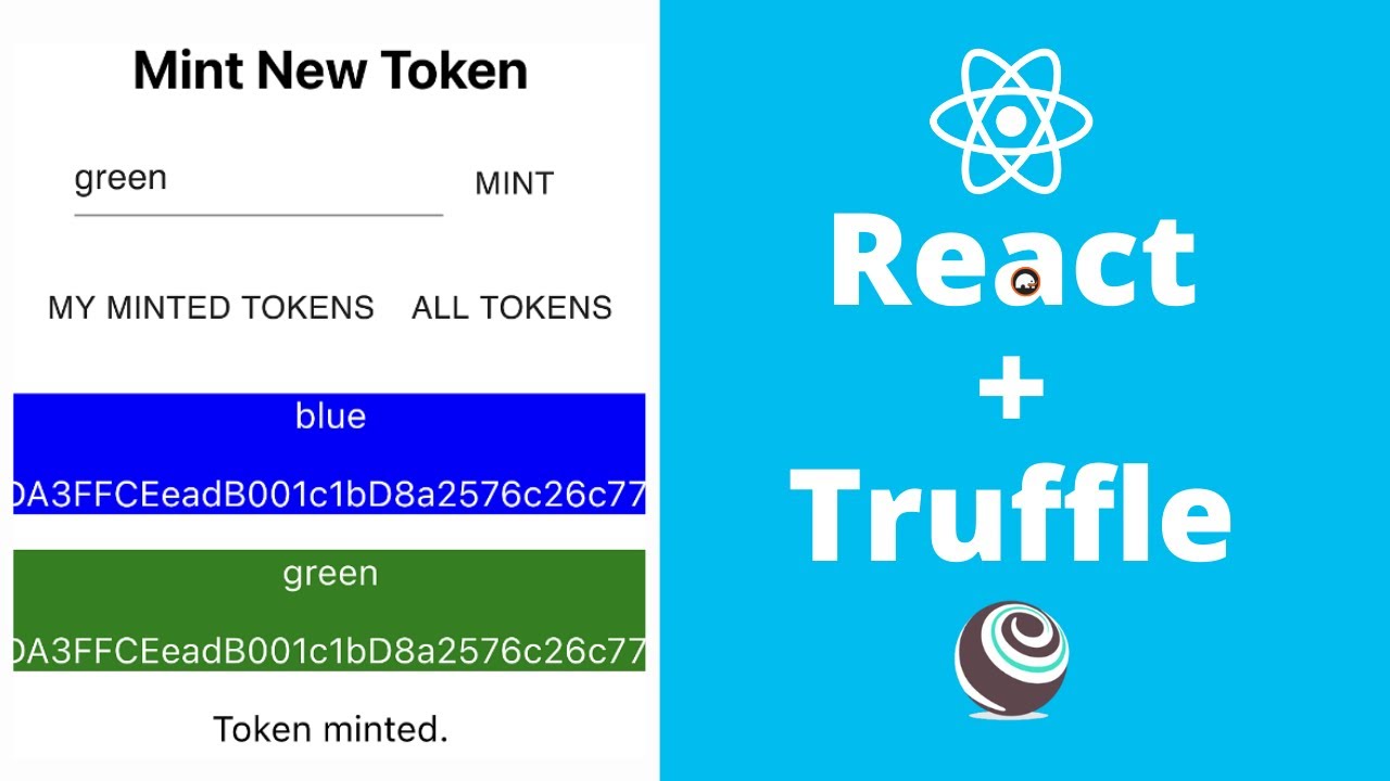 Build a React project with Truffle 2022 | Blockchain Dapp Development