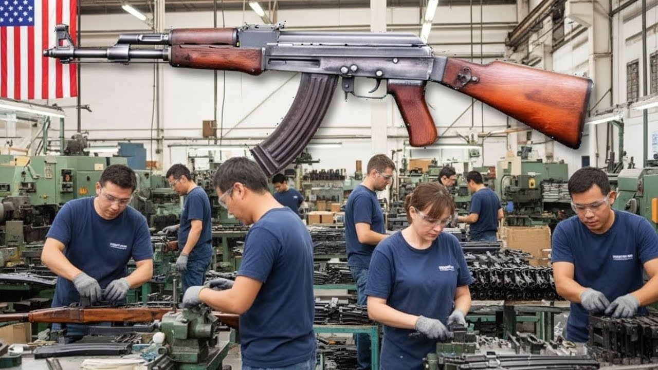 Inside the AK-47 Factory: From Raw Steel to Precision Rifle Assembly (Full Process)