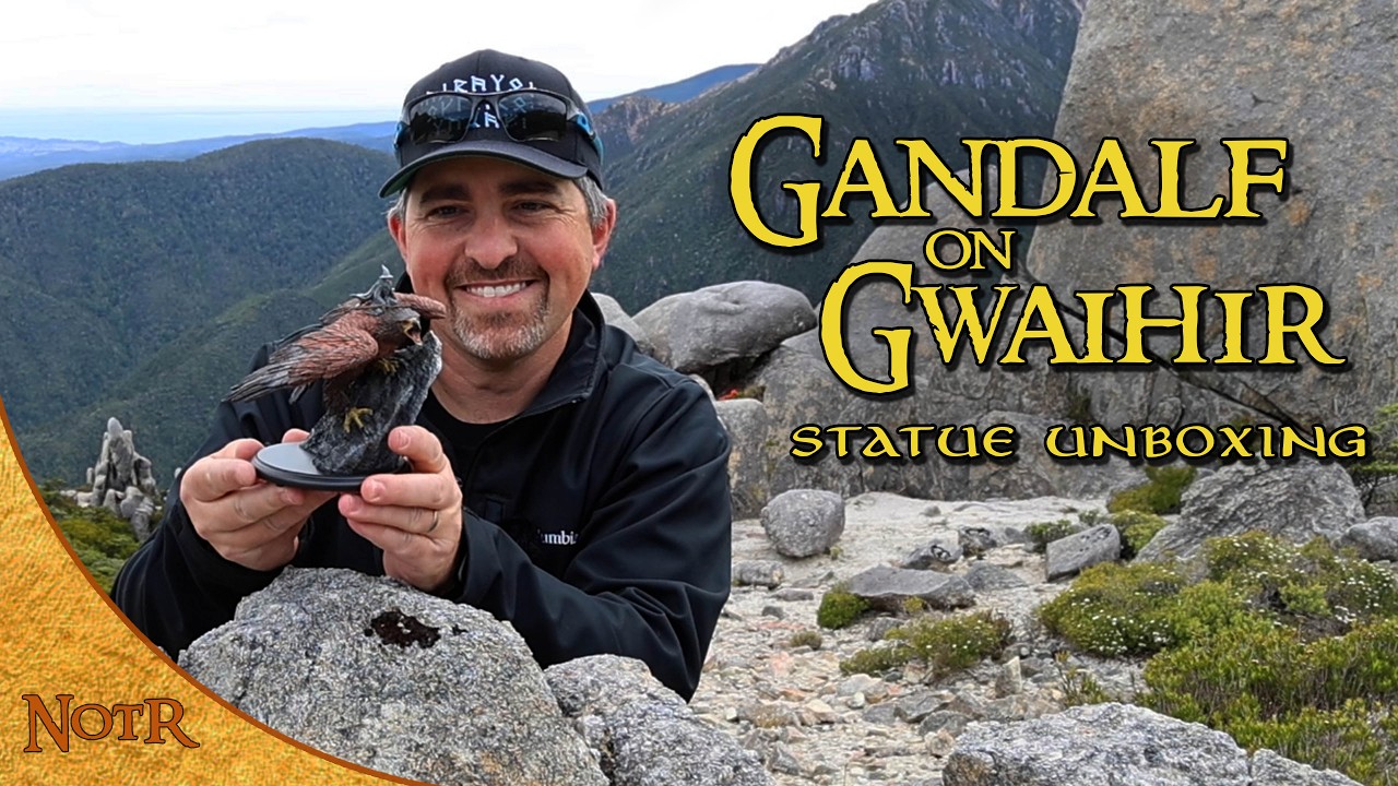 Unboxing Gandalf on Gwaihir Statue on a New Zealand Mountain! - Wētā Workshop Collectible