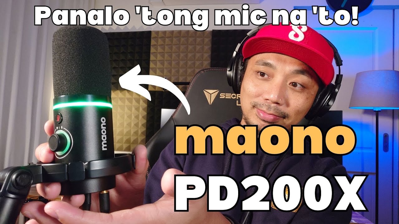 MAONO PD200X XLR/USB DYNAMIC MICROPHONE ULTIMATE REVIEW - TAGALOG
