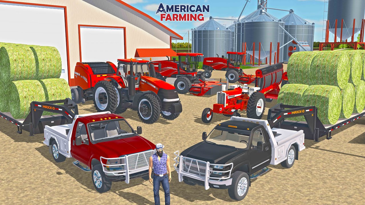 STARTING A GIANT HAY & CATTLE FARM! (BIG TIME FARMER) | AMERICAN FARMING