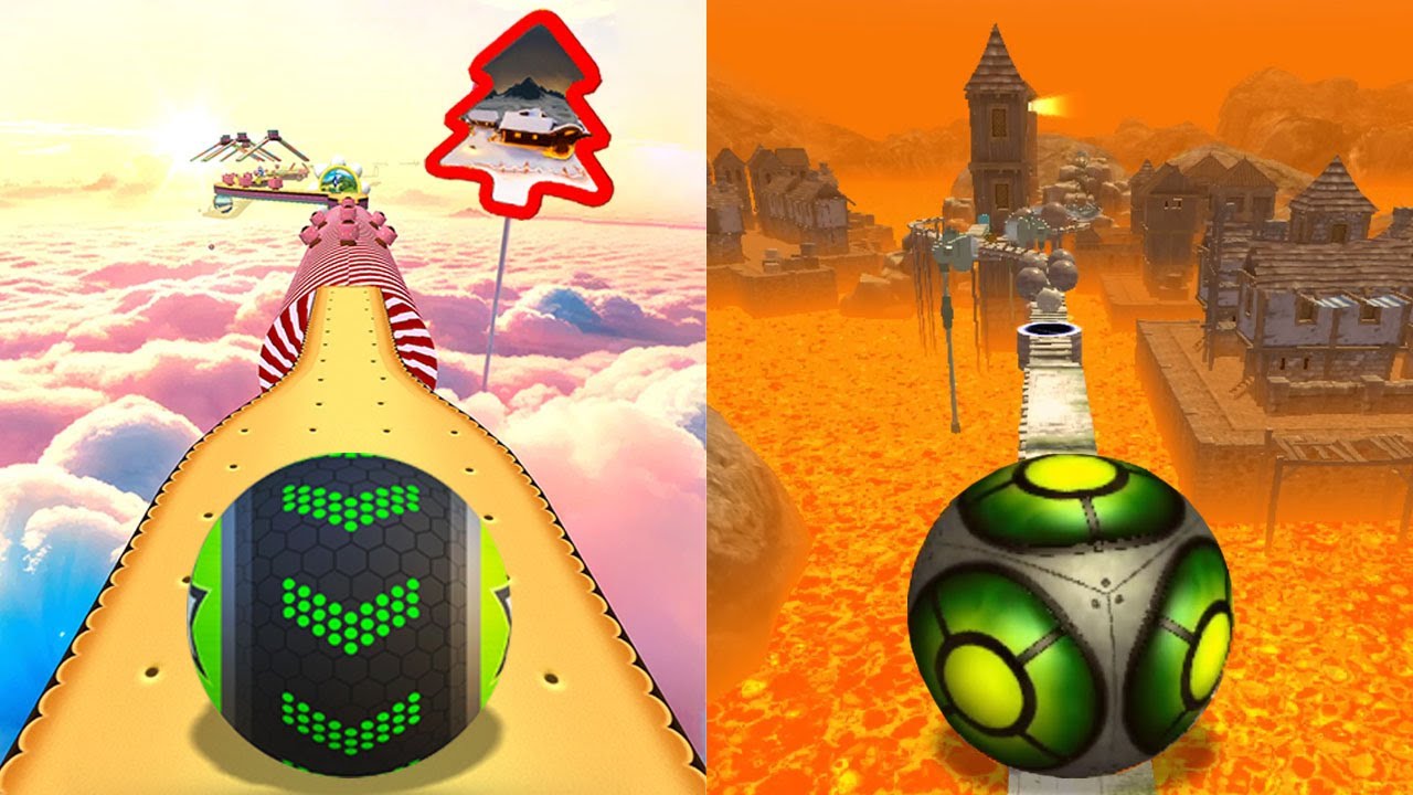 📛 Going Balls VS Rollance Adventure Ball,Rolling Ball Sky, Super Rolling Ball, Rolling Balance Ball