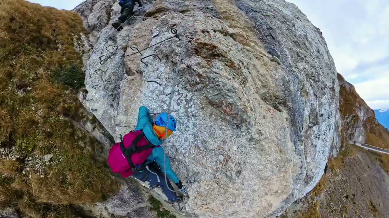🔥 EPIC ADVENTURE in Switzerland! Via Ferrata Rochers de Naye 💥