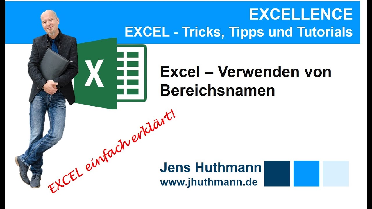 Excel - Verwenden von Bereichsnamen
