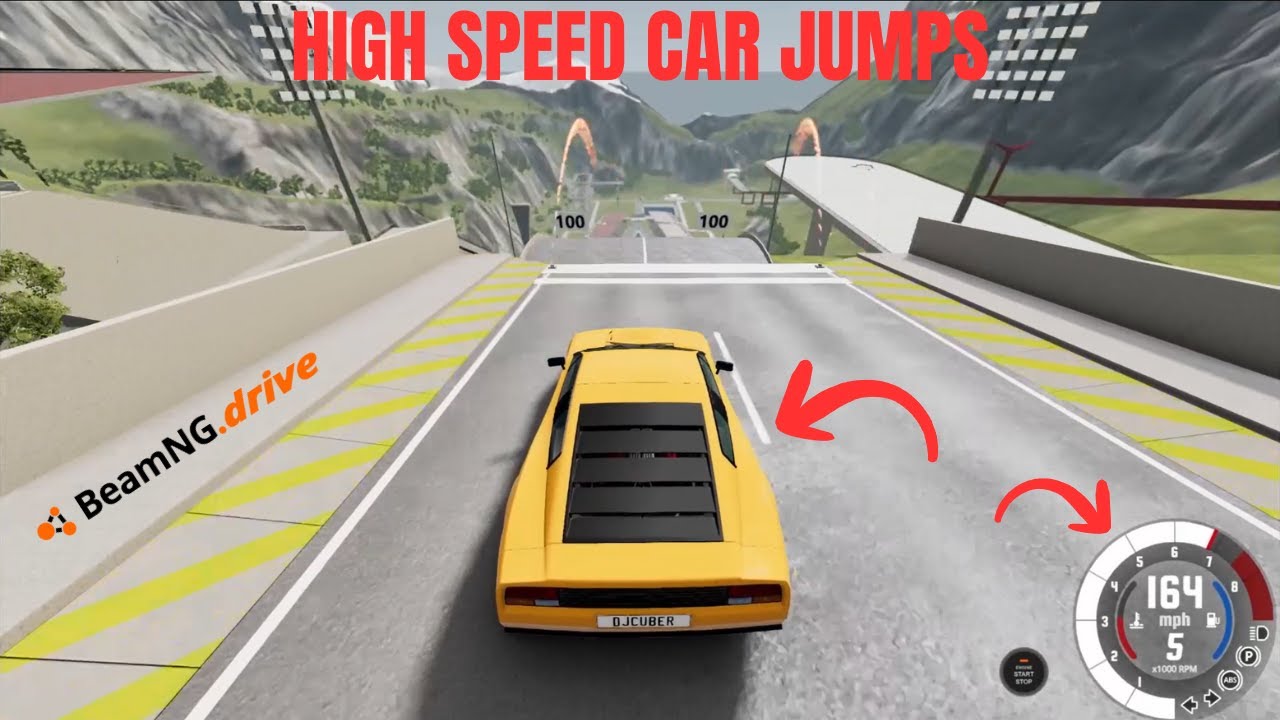 High Speed Car Jumps #1