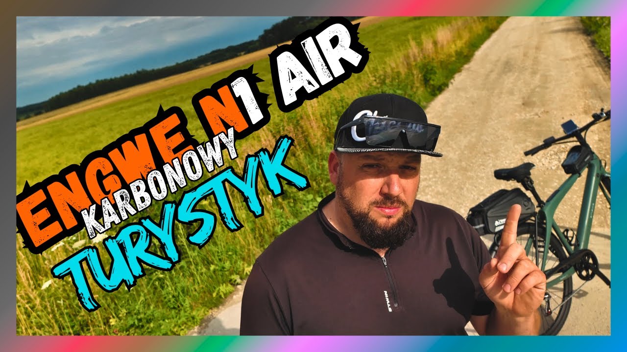 Rower z włókna węglowego na długie wyprawy i do miasta  !!!!!   ENGWE MAPFOUR N1 AIR  !!!