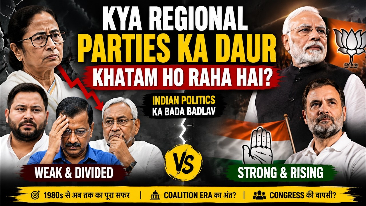 Kingmaker se Collapse Tak: Rise & Fall of Regional Parties| Indian Politics ka Bada Badlav Explained