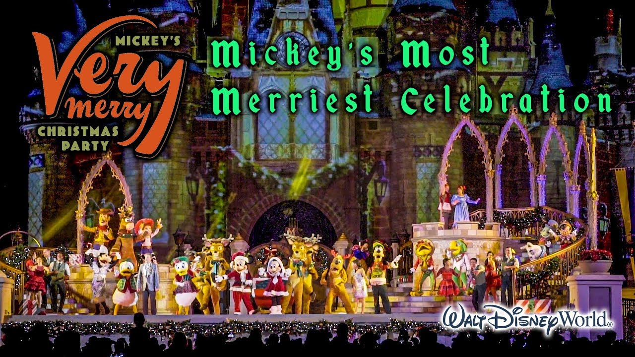2019 Mickey’s Most Merriest Celebration Mickey's Very Merry Christmas Party Complete Disney World