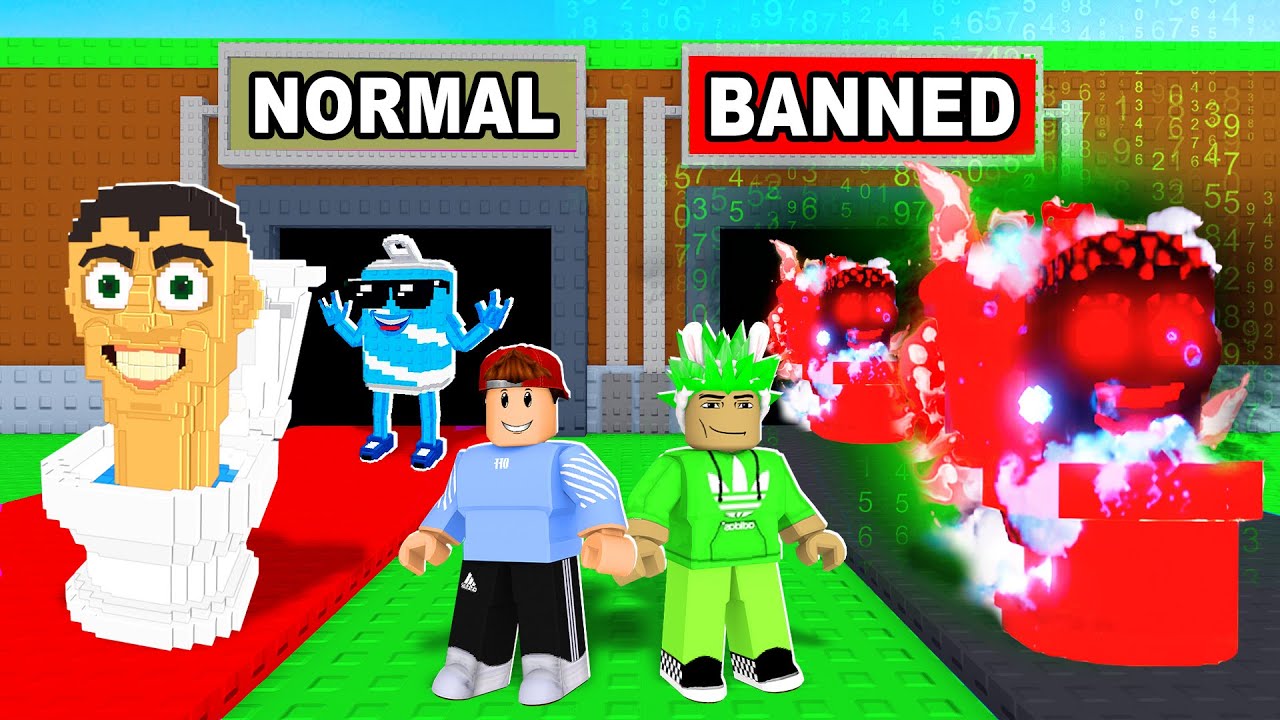 GEBANNTE vs NORMALE BRAINROTS in Steal a Brainrot!