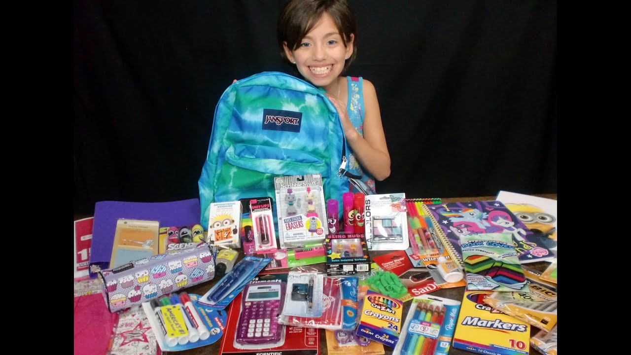 Girls Back To School Supplies Haul + Givewaway! KidToyTesters