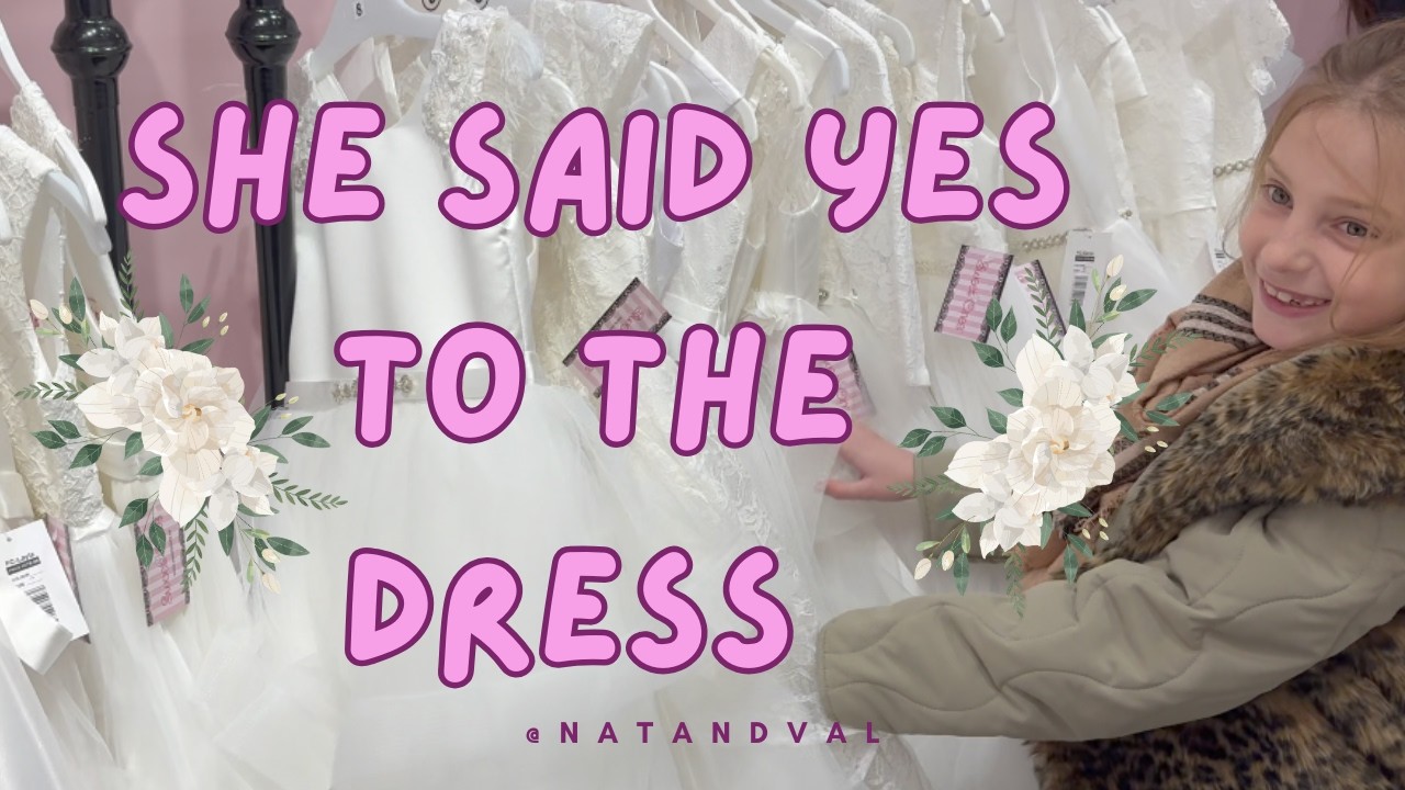 SHE SAID YES TO THE DRESS 👗 🤍🕊