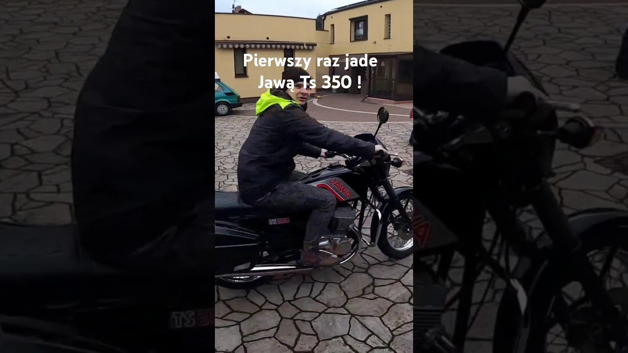 Jazda Jawą Ts 350 ! Pierwsze odczucia z jazdy !