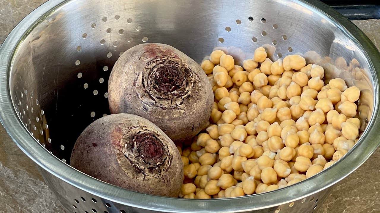 PANCARI B&ouml;yle YAPIN Muhteşem Oluyor 💯👍 Herkes Tarif İstiyor 🤗 Chickpea beet salad recipe 💜