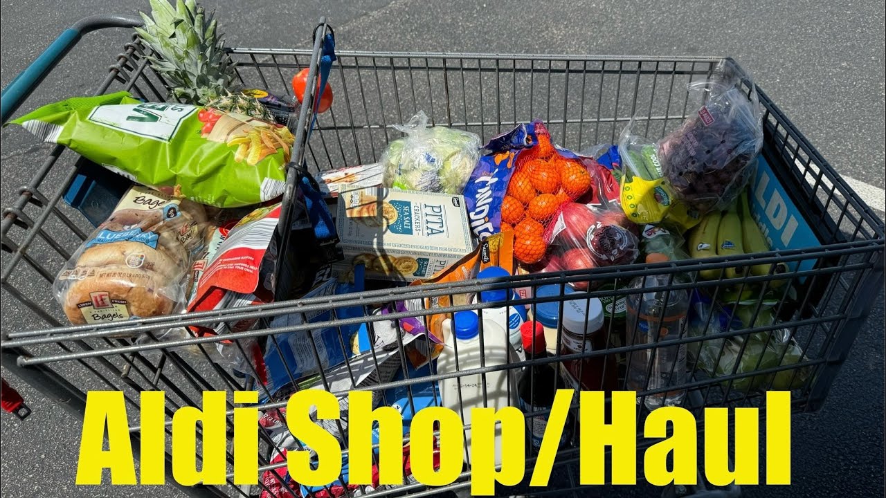 Shop & check out my Aldi Haul/lots of great things to eat on my Zepbound weigh loss adventure !