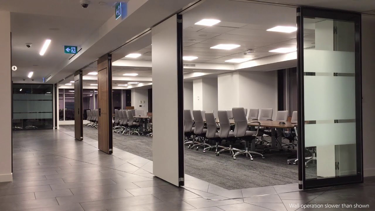 Dormakaba ComfortDrive Automated Movable Walls: PwC