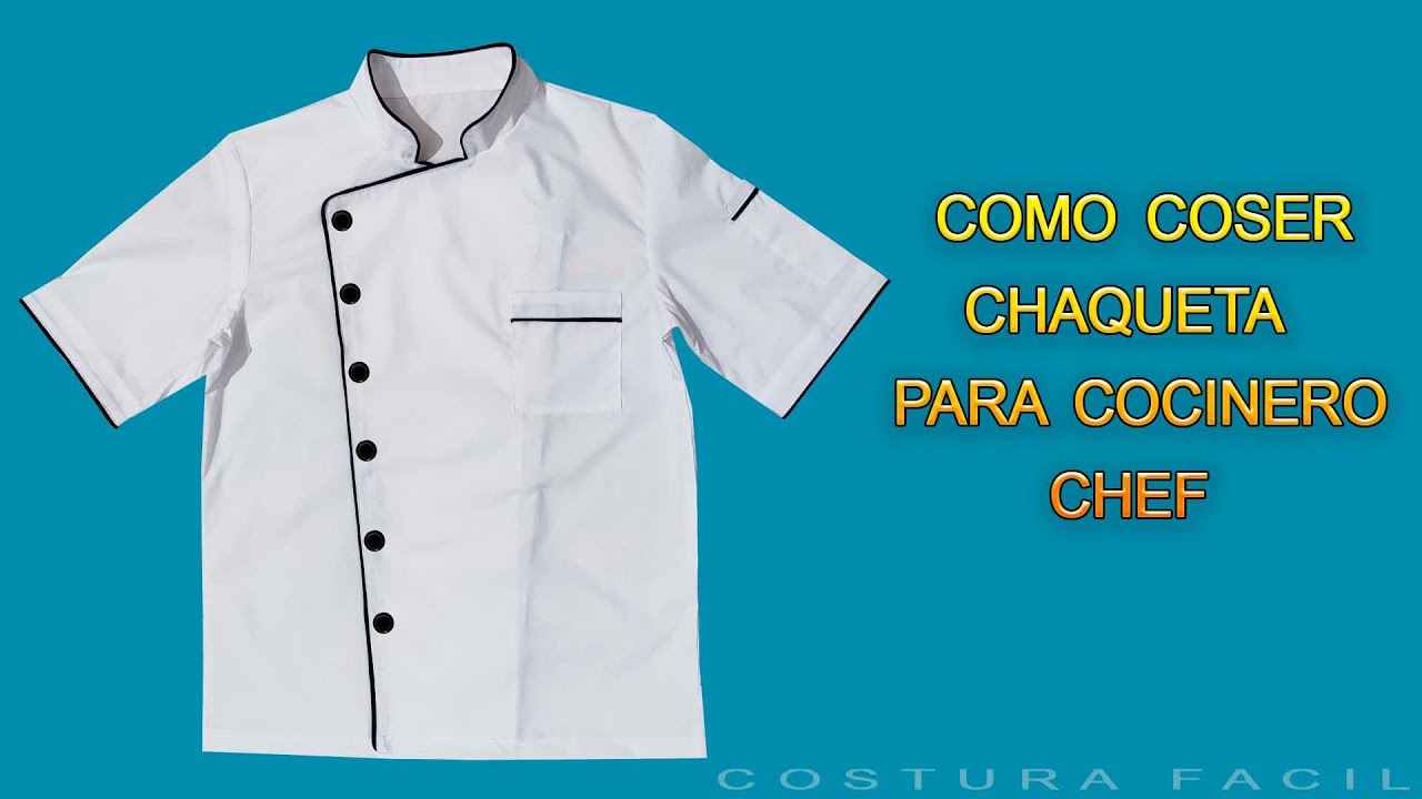 CONFECCION UNIFORME CHEF | COCINERO | Costura Facil