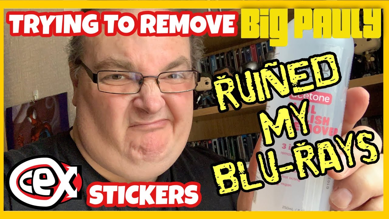 Trying to Remove CEX Stickers Ruined my Blu-rays
