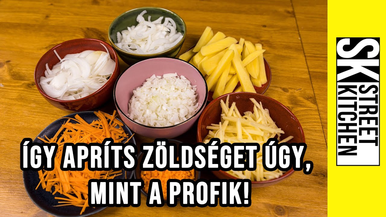 🥔  Így apríts zöldséget úgy, mint a profik! 🥕