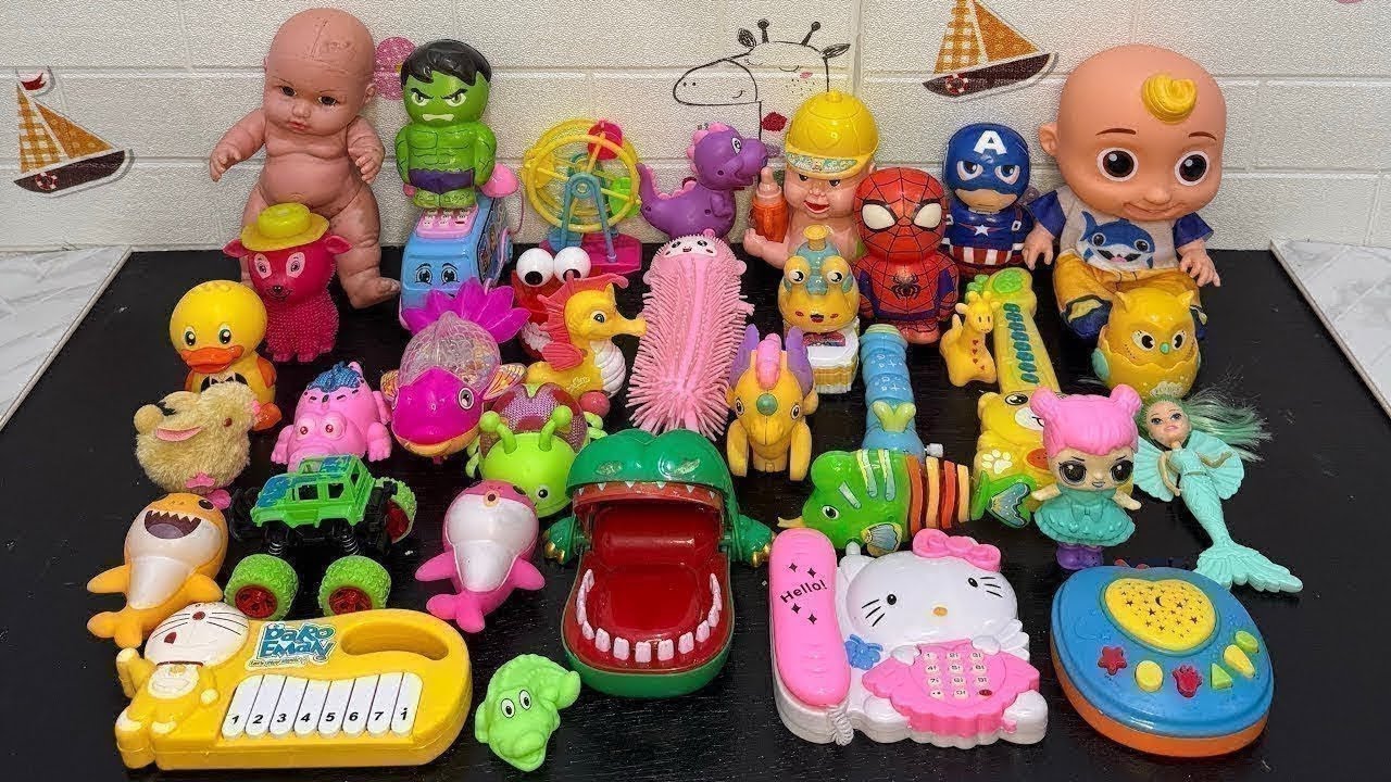 25:26 Minutes Satisfying ASMR – CoComelon Style Unboxing, Princess Toys & Mini Slide Display