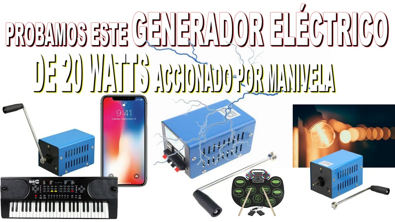 GENERADOR ELECTRICO 20WATS