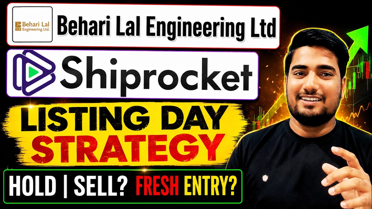 Shiprocket IPO & Behari Lal IPO Listing Day Strategy | IPO GMP Today 🔥