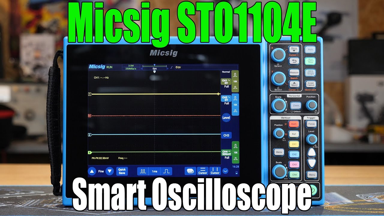 Micsig STO1104E Portable Smart Oscilloscope Overview