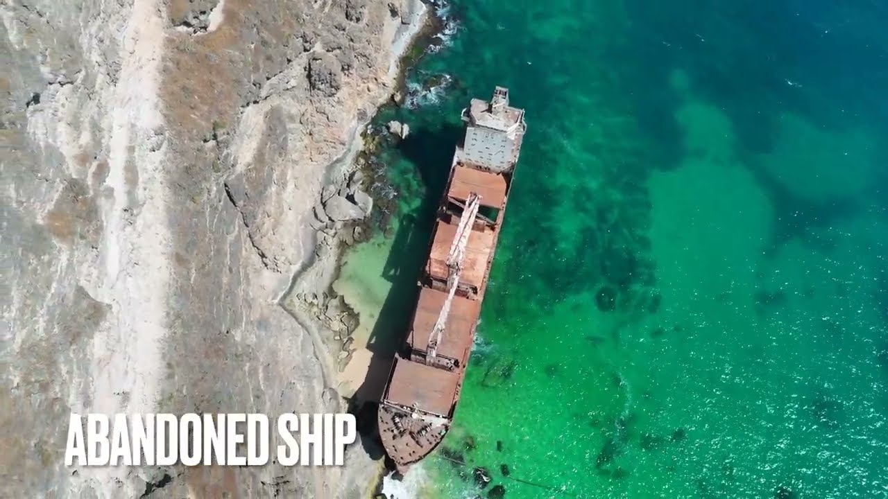 Abandoned Ship | Salalah | 4K Drone video