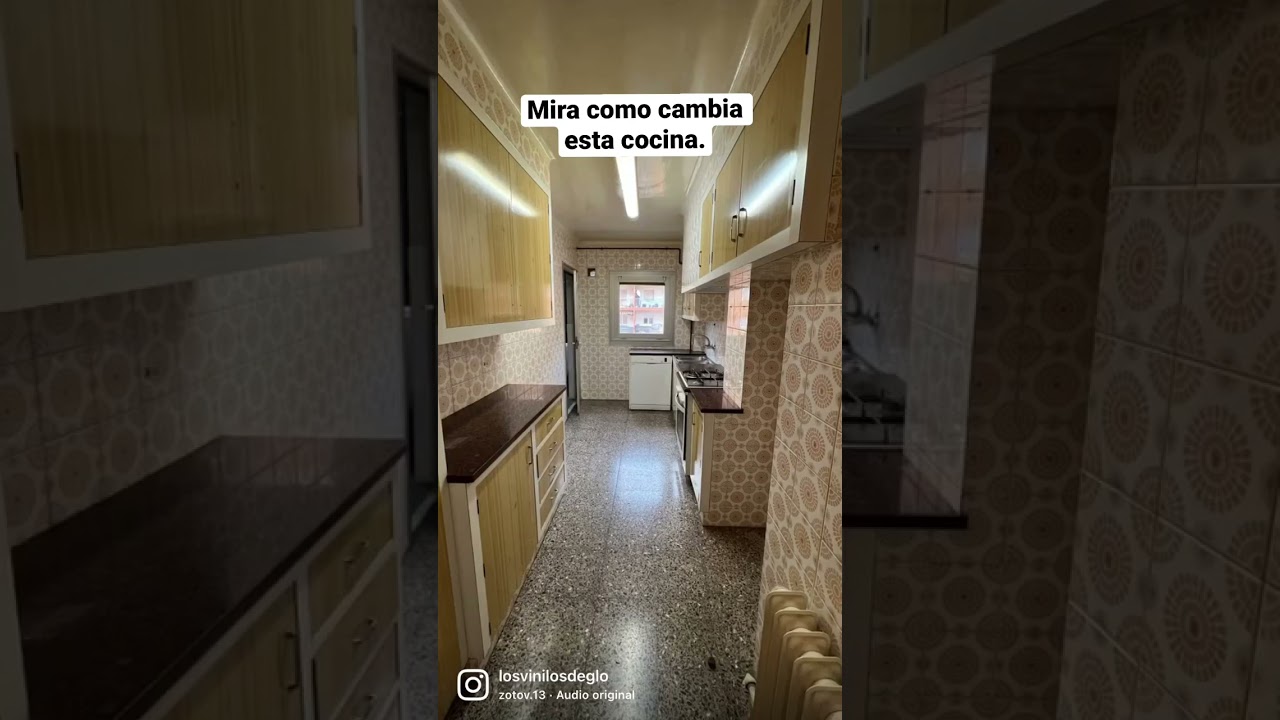 Reforma sin obras sencilla en cocina muy antigua! 😱