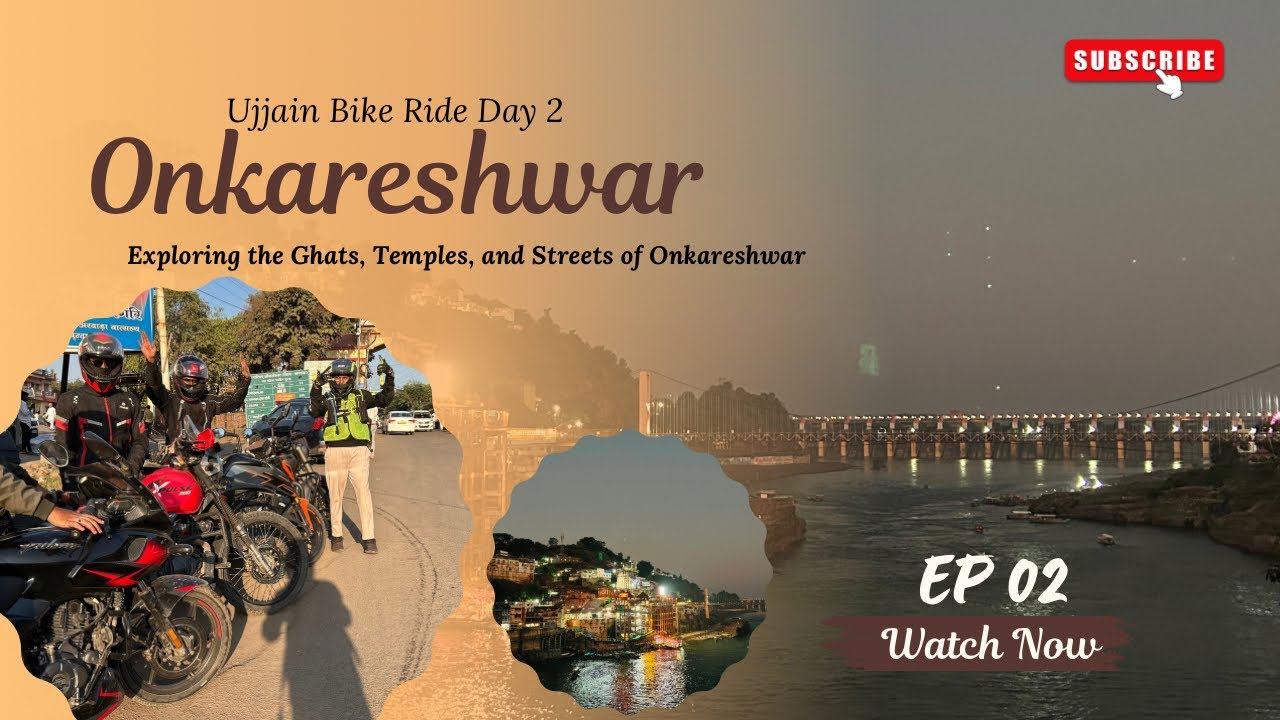 Pune to Ujjain bike ride Day 2 | Ujjain to Onkareshwar ride on classic 350