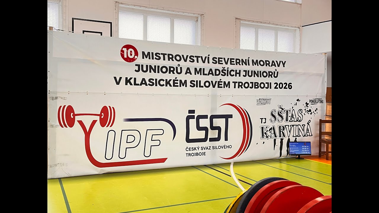 10. Mistrovství severní Moravy juniorů a mladších juniorů v klasickém silovém trojboji